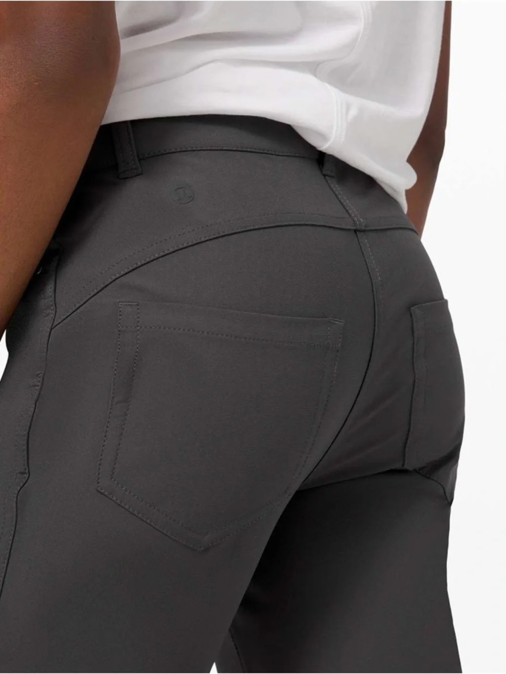 lululemon athletica Lululemon City Sleek 5 Pocket Black Ponte Ankle Pants sz 4
